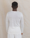 BASERANGE round neck long sleeve T-shirt soft skin-friendly comfortable France BAS-TOSLS-JL-SU25-EDRU